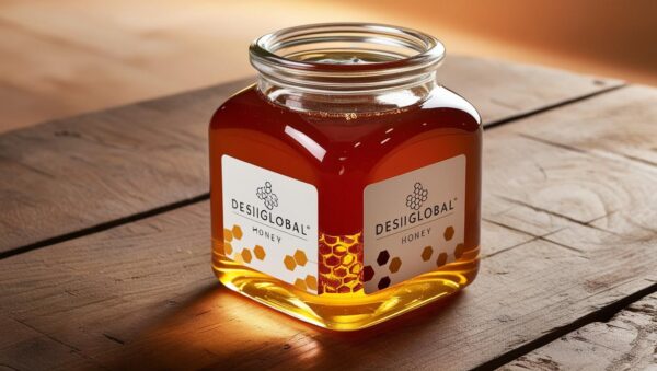 🐝 DesiGlobal 100% Pure Organic Honey – Nature’s Liquid Gold  Description:
